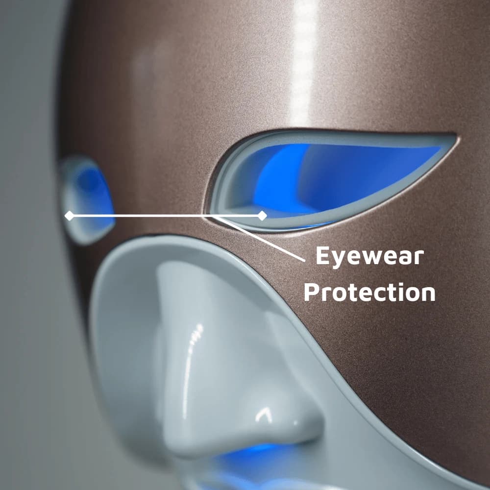 Buudy LED Mask used at home in the UK